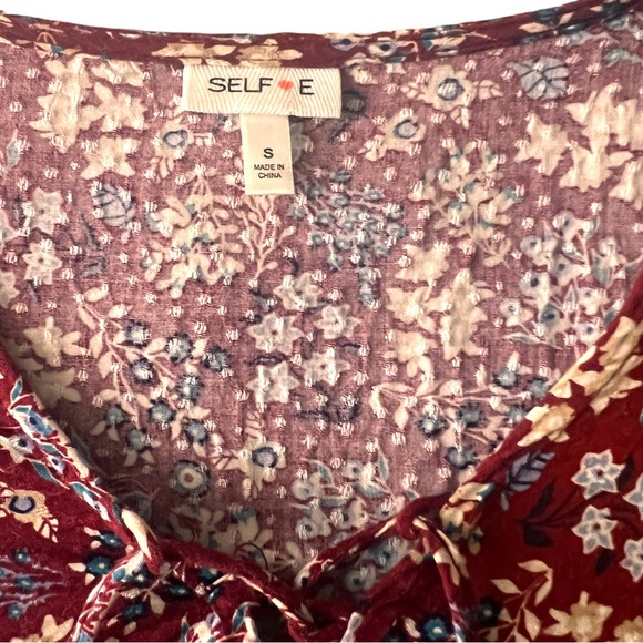 Self Esteem Crochet Trim Top - Picture 5 of 7